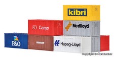 Kibri H0 10924 20-Fuss-Container (6 Stück)