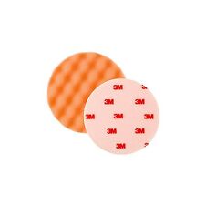 3M Polierschaum oange genoppt 133 mm Extra Life 50456 Pad Schwamm Waffel