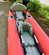 Intex Excursion Pro K1 Kajak Set Schlauchboot Angelboot Kanu für zwei Personen