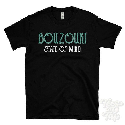 Bouzouki state mind - bouzouki, t-shirt