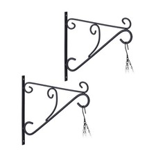 Blumenampel Halterung Pflanzenhaken 2er Set Blumenampelaufhängung Wandampel Deko