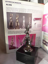 Alvis Hase / Hare - Kühlerfigur auf Marmorsockel - car mascot, hood ornament