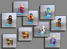 Lego figuren skifahrer - figuren,