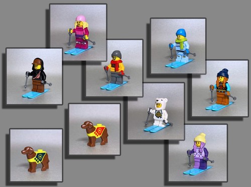 Lego figuren skifahrer - lego®,