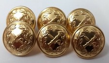 Original British Army General Rang Schwert & Schlagstock Kleid Uniform Knöpfe ASBT118