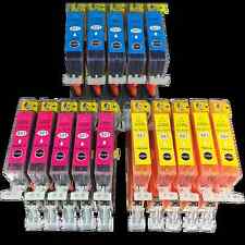 15 Tinte für Canon PIXMA Drucker IP3600 IP4600 IP4700 MP550 MP560 MP 640 540 620