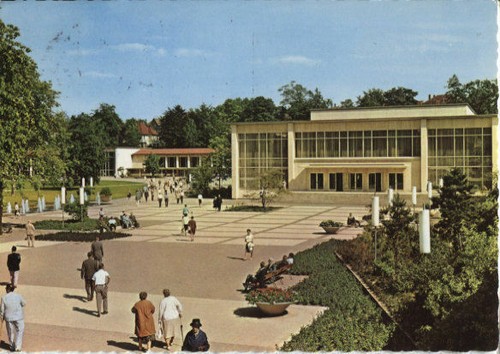 Alte postkarte staatsbad - alte,