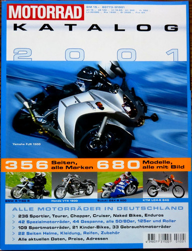 Motorrad katalog 2001 alle - motorrad-katalog,