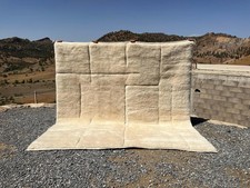 Elfenbein Wolle Berber Teppich