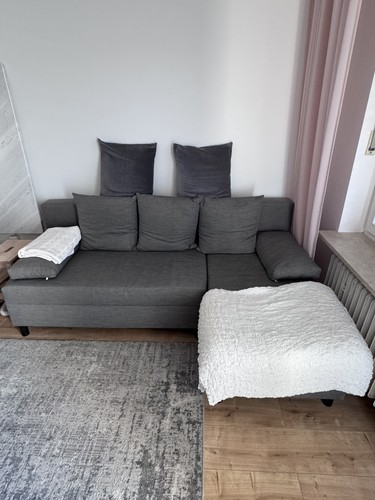 Bettsofa in grau - (couch),