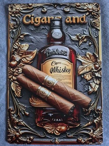 Whisky und zigarre metal - -,