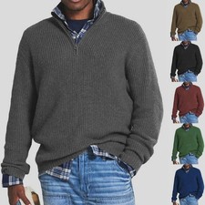 Herren Strickpullover Warm