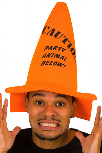Pylone partyhut caution - "caution, –