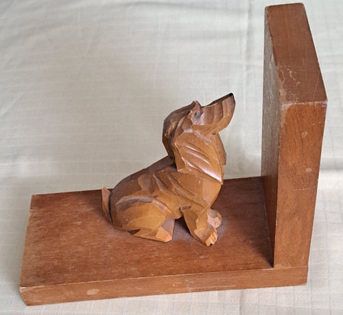 Buchstütze holz figur - buchstütze,,