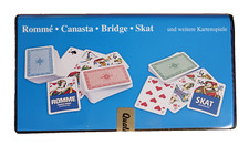 NEU OVP Altenburger Kartenspiele Romme, Canasta, Bridge, Skat im Kunststoffbox