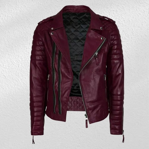 Herren original rot lammleder - original,