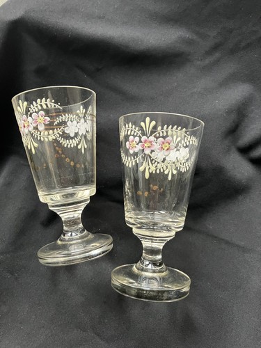 Biedermeier becherglas mit - becherglas,