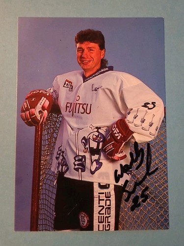 Del eishockey autogrammkarte - del,