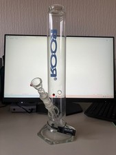 RooR Glaskunst Blue 1000 mit Kickloch Bong