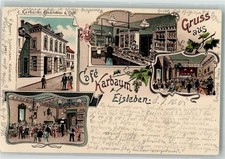 13640106 - 4250 Lutherstadt Eisleben Cafe Karbaum Kuchentheke Saal Cafestube 