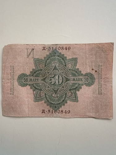 Original reichsbanknote - original, 50