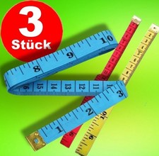 3x Schneidermaßband Set 150 cm Maßband Bandmaß Schneider Metermaß Messband