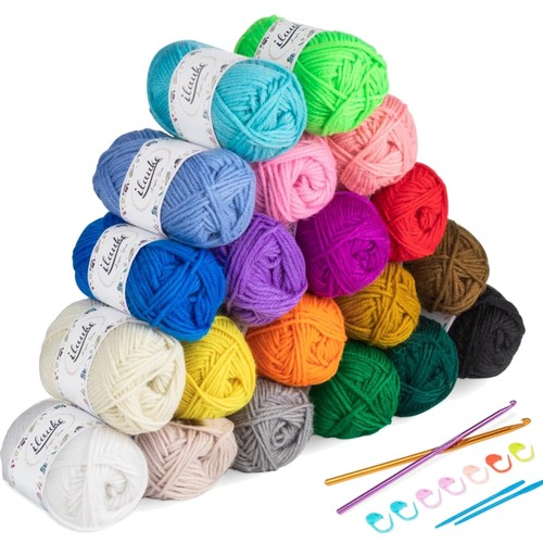 Wolle häkeln stricken set - häkeln,