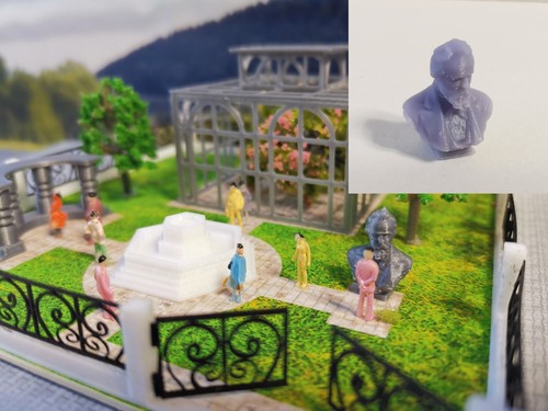 Statue spur fertigmodell - statue, z