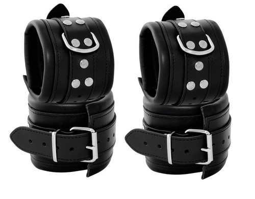 Bdsm 80mm leder - bondage, set