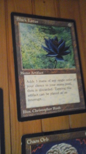 Magic card mtg black lotus - card,
