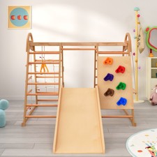 7-in-1 Klettergerüst aus Holz