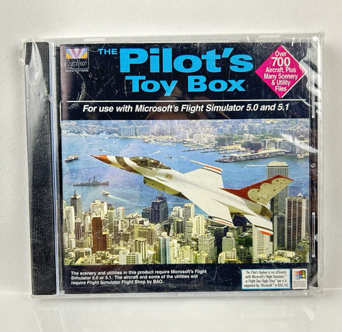 Micro star pilot toy box - box, pc