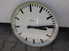 SIEMENS Industrieuhr,Werksuhr,NEBENUHR ! ,70er Jahre,43 cm,Betrieb m.Mutteruhr !