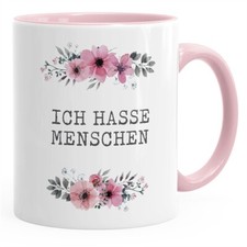 Tasse ich hasse menschen - tasse,