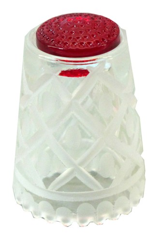 Fingerhut kristallglas mit - fingerhut,