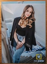 Davina Geiss Orig Autogramm DRUCKsigniert Die Geissens - AK