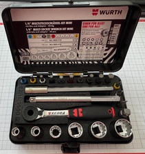 WÜRTH Multisteckschlüssel Set 1/4 Zoll 23tlg. Ratschenkasten Satz - 0965 11 23