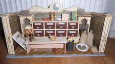 Antiker Kaufmannsladen Puppenstube 40 X 18 X 24 cm