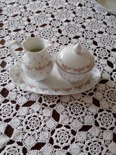 AK Kaiser Porzellan 3 teilg. Milch & Zucker Set Romantica Marseille K. Nossek