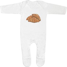 Baby Strampler Jumpsuits / Schlafanzüge 'Croissant Pastries' (SS046262)