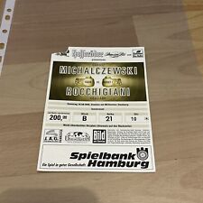 Dariusz Michalczewski Graciano Rocchigiani Ticket Eintrittskarte Boxsport Kampf