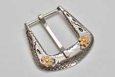 Gürtelschnalle Schnalle f. ca. 30 mm Breite, Silber, Mittelalter, Ritter, Metall