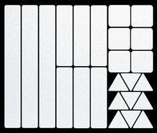 24x Reflektoraufkleber