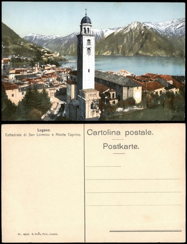 Ansichtskarte lugano - ansichtskarte,
