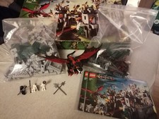 LEGO Castle Fantasy Era 7094 mit Drache Skeletten BA OVP Unvollständig Selten