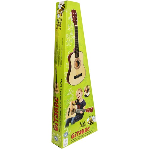 Holzgitarre mit sechs - , saiten
