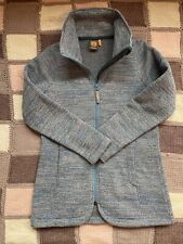 Elklein „Jolie“ Fleecejacke, Fleecenantel, 140-146 Hell Waldorf Strickfleece