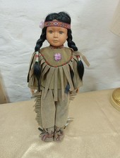 Indianerin Puppe mit