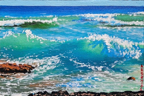 Schönes meer vii original - meer,