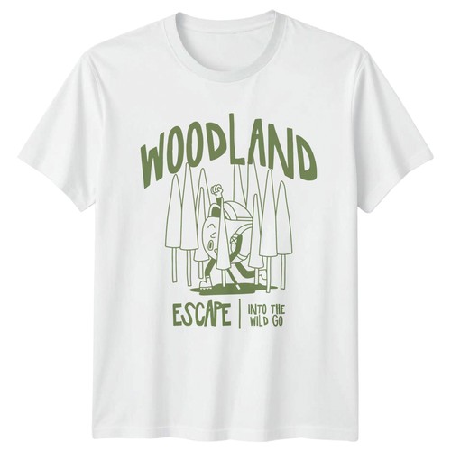 Woodland escape into the wild - into,